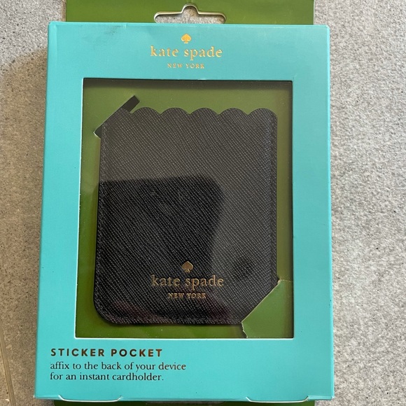 kate spade Accessories - Kate Spade Leather Sticker Pocket for Phone